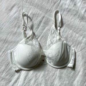 Natori White Lace Bra 34C